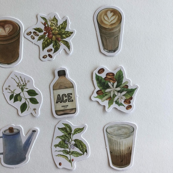 🌻10/$10🌻 Coffee/Drink Assortment Journal Stickers - Picture 4 of 8